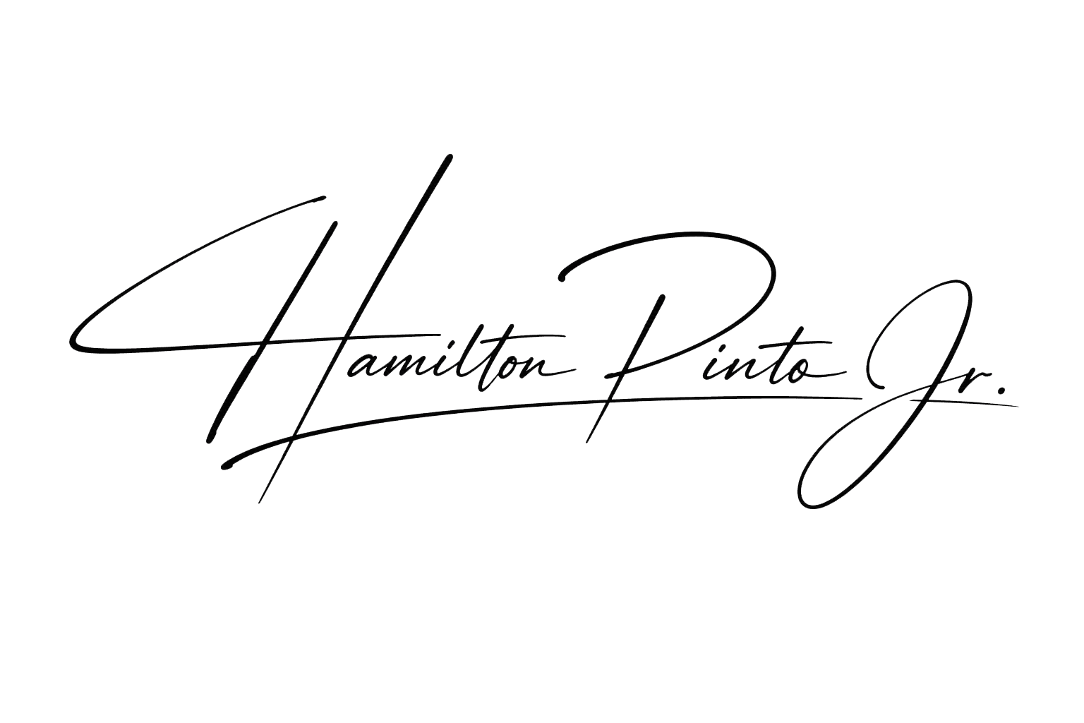 Hamilton Pinto Jr. signature